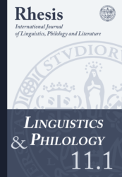 Linguistics and Philology 11.1